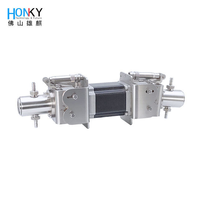 Pompes de mesure à double tête en céramique d'aluminium de haute pureté avec une plage de remplissage de 0,05 ml pour les mises à niveau de la machine