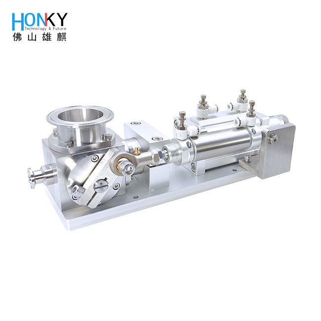 Pompes de remplissage à soupape rotative à haute pureté en céramique à propulsion aérienne avec 40 bouteilles/min Vitesse pour la lotion de crème