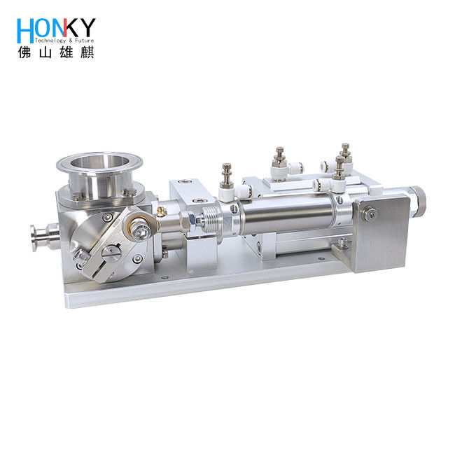 Pompes de remplissage à soupape rotative à haute pureté en céramique à propulsion aérienne avec 40 bouteilles/min Vitesse pour la lotion de crème