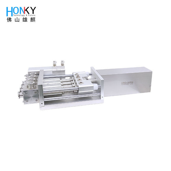 Pompe de remplissage en céramique à têtes multiples avec une puissance de 0,4 kW et une taille de remplissage de 1 à 10 ml à 5 à 50 ml pour les liquides à haute viscosité