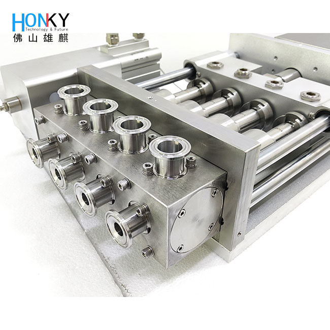 Pompe de remplissage en céramique à têtes multiples avec une puissance de 0,4 kW et une taille de remplissage de 1 à 10 ml à 5 à 50 ml pour les liquides à haute viscosité