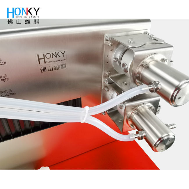 High Speed Desktop Liquid Filling Machine with Ceramic Piston Pump and PLC Control for Perfume Bottles