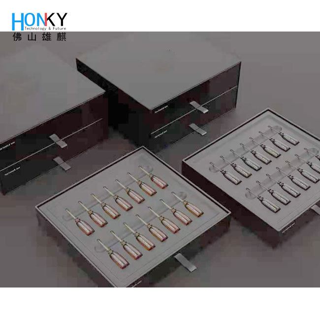 machine de remplissage de bouteilles de bureau de la pompe 6ml pour anti- l'ampoule en plastique de sérum de ride