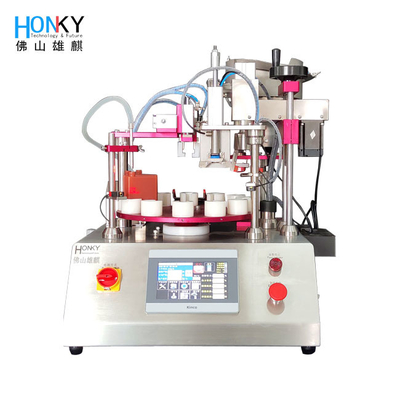 réactif 25ml biochimique remplissant machine de capsulage automatique pour la grande fabrication en lots