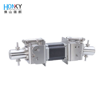 Pompes de mesure à double tête en céramique d'aluminium de haute pureté avec une plage de remplissage de 0,05 ml pour les mises à niveau de la machine