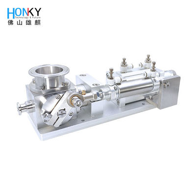 Machine d'emballage de bandes alimentaires pour chats à entraînement pneumatique utilisant une pompe à piston en céramique à grande vitesse pour l'emballage de confitures