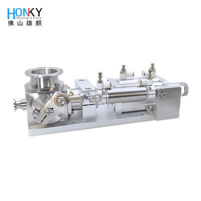 Pompes de remplissage à soupape rotative à haute pureté en céramique à propulsion aérienne avec 40 bouteilles/min Vitesse pour la lotion de crème