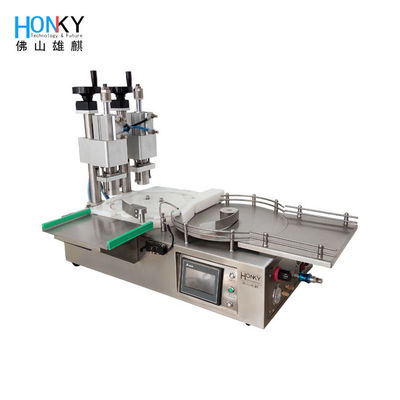 Embouteilleur de Vial Bottle Automatic Capping Machine 22mm Daimeter 60 par minute