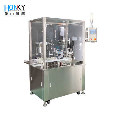 Machine de remplissage liquide automatique de Vial Rotary 1800 BPH avec la pompe en céramique