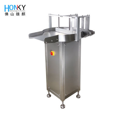 Alimentateur de bouteille ronde sur mesure de 40 cm de diamètre avec régulateur de vitesse du moteur pour ligne de production automatique