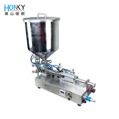 Machine de remplissage de pâte de crème de bureau avec trémie de chauffage pour remplir le matériau de pâte de crème
