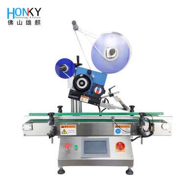 Label automatique de PLC collant la machine pour la bouteille de surface plane de livre de sac de sachet en matière plastique