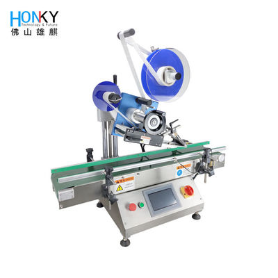 Machine d'étiquetage automatique à surface plate pour les boîtes d'emballage de vêtements électroniques