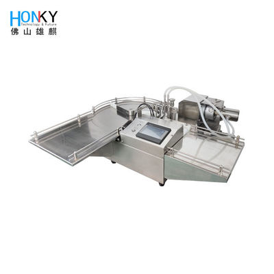 Machine de remplissage de fiole de table SS316L 45BPM 10ml avec la pompe à piston en céramique