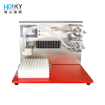 Machine de remplissage à grande vitesse liquide de bio réactif de bureau avec la pompe en céramique de haute précision pour le kit rapide d'essai