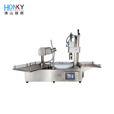 C.A. 220V 60Hz Vial Capping Machine Semi Automatic du bureau 1500 BPH