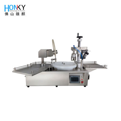 Machine de capsulage remplissante liquide 1500bph de table d'huile de fumée de nicotine