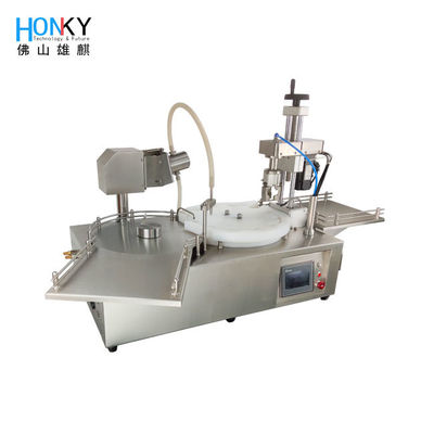 Machine de capsulage d'huile essentielle de remplissage de bouteilles de bureau de compte-gouttes pour le cosmétique