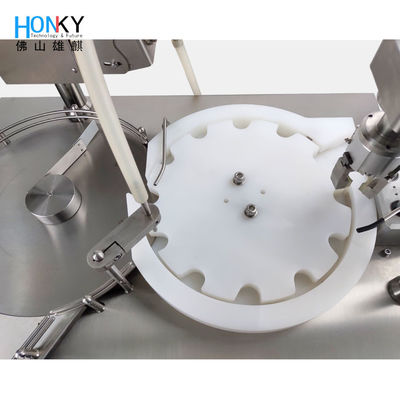 Machine de capsulage de petit remplissage de bouteilles pour la fiole essentielle en verre ronde