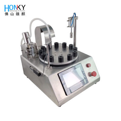 machine remplissante et de capsulage de liquide de tube de l'essence 40Bpm avec la fonction de pressing de chapeau