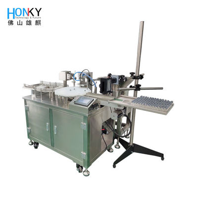 Remplissage sec congelé complètement automatique de poudre et machine de capsulage avec la fonction d'impression de code