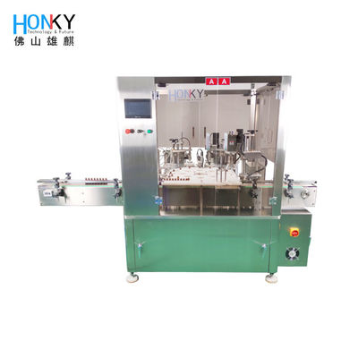 Machine de remplissage et de bouchon de liquide à mono-bloc d'huile essentielle de 30 ml entièrement automatique avec pompe à plongeur en céramique pour le remplissage liquide