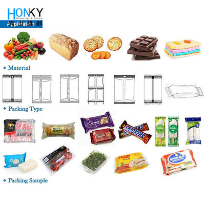 tirette de 55pcs/M Filling Packing Machine Premade tenant le granule Sugar Salt Rice Grain de sac